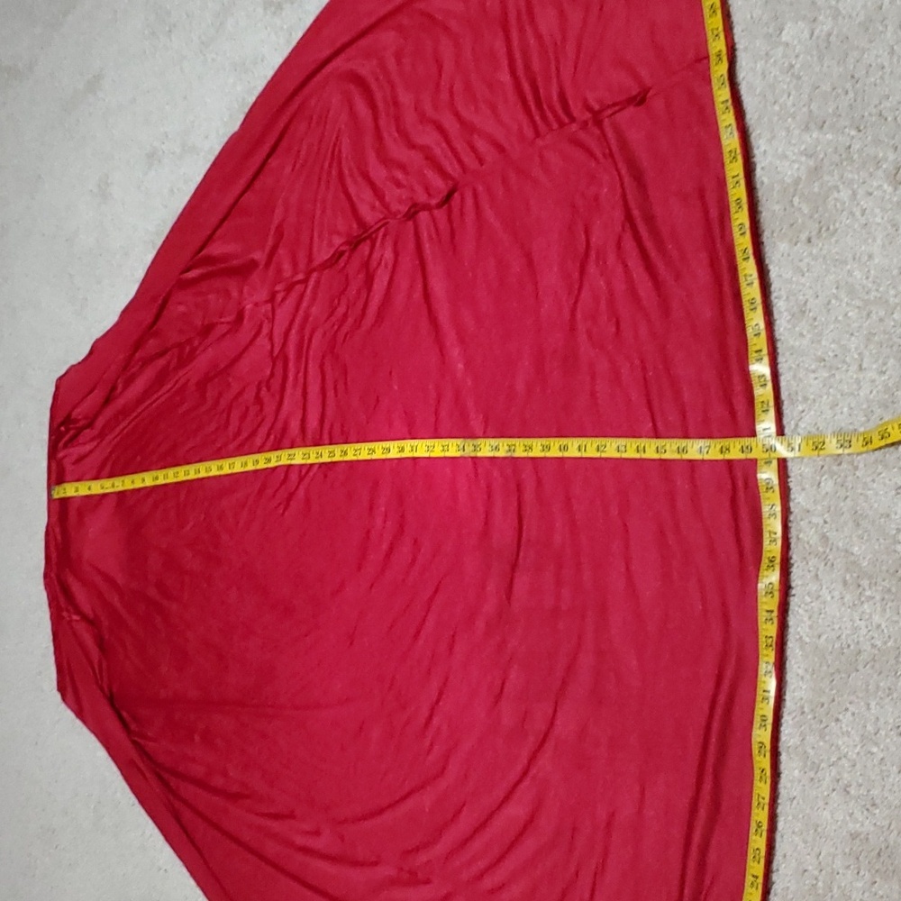 Long velvet flowy hoody cape - Picture 5 of 15